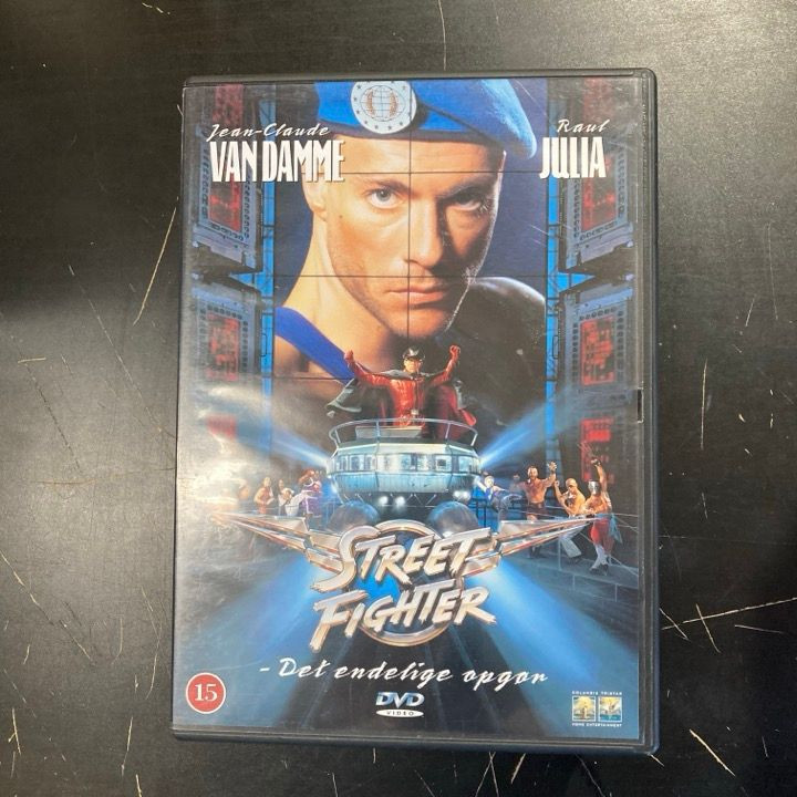 Street Fighter DVD (VG+/VG+) -toiminta-